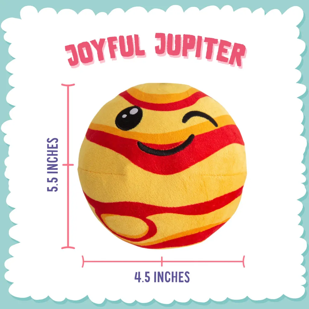 Snugarooz Joyful Jupiter 2-in-1 Durable Plush Dog Toy