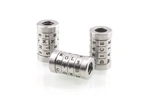 Stainless Steel Word Play Bead