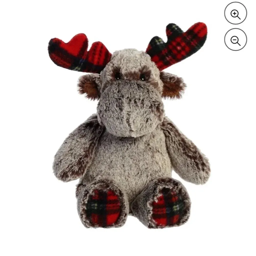 Tartan Moose Plush