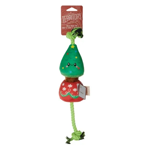 Territory Tree Treat & Tug Plush Dog Toy