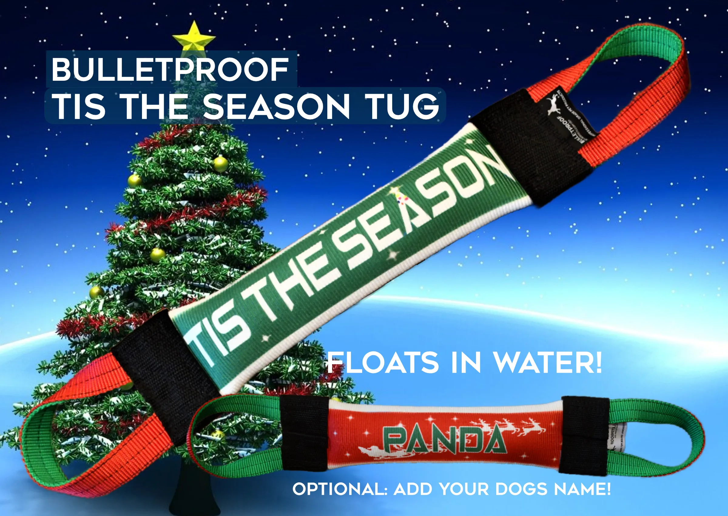 Tis The Season Christmas Fire Hose Training Tug - Holiday Series