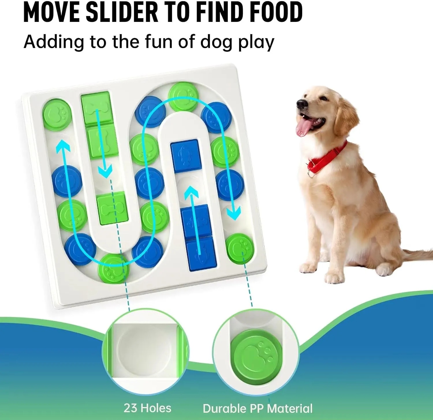 Treat Puzzle Feeder Toys for Dogs