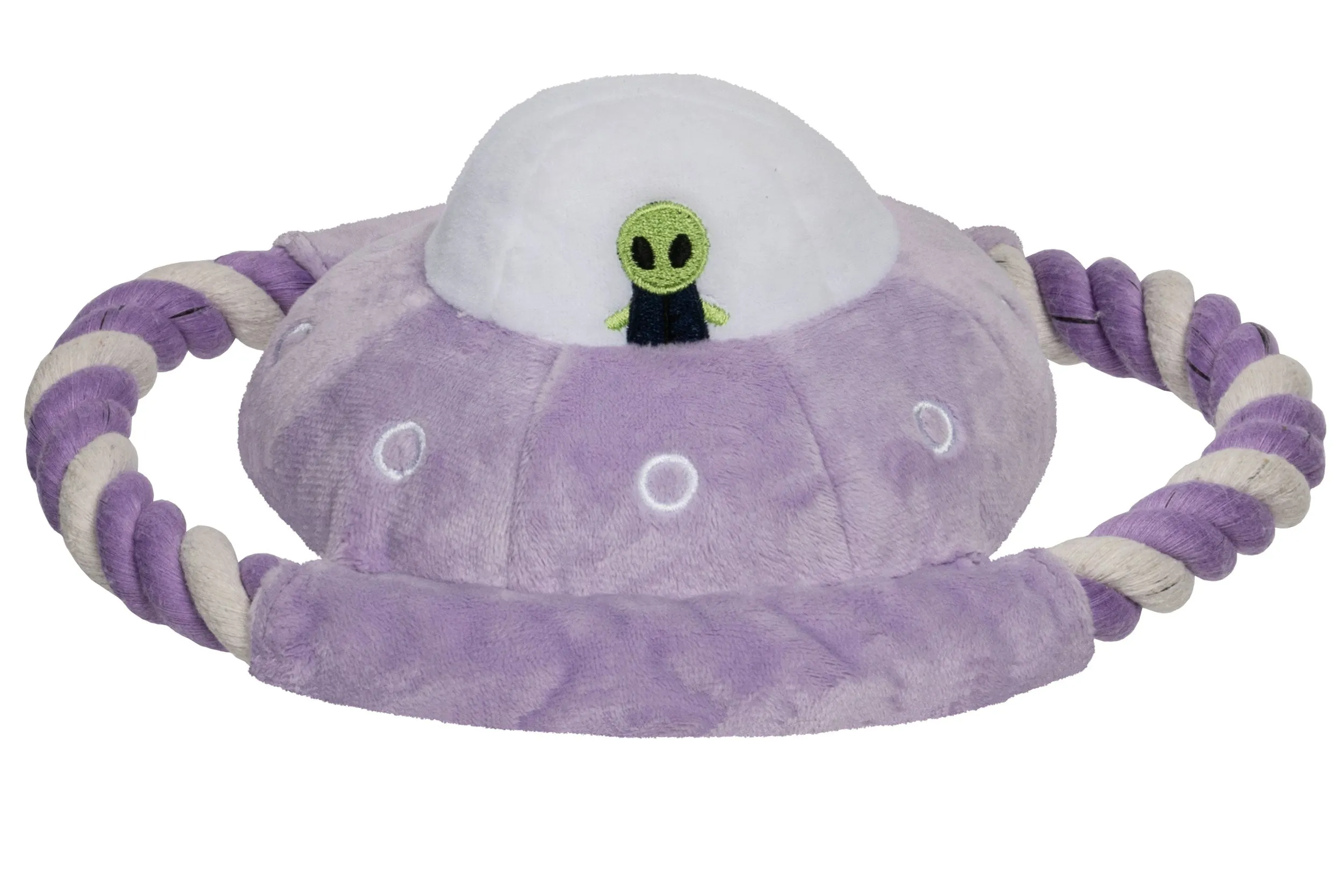 UFO Space Explorers Plush and Rope Dog Toy