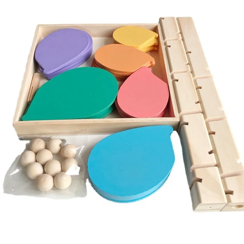 Wooden Rainbow Building Educational Toy