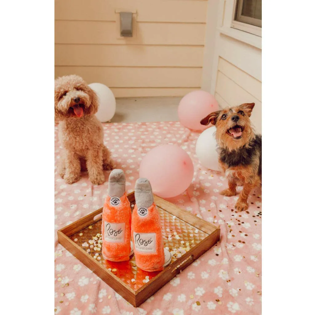 Zippy Paws Happy Hour Crusherz Bottle Themed Crunchy Water Bottle Rosé