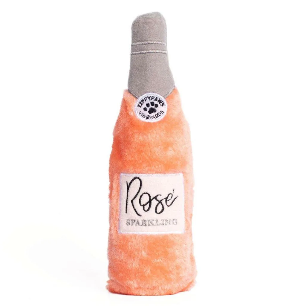 Zippy Paws Happy Hour Crusherz Bottle Themed Crunchy Water Bottle Rosé